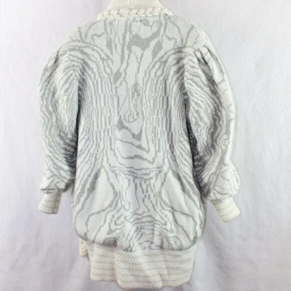Vintage Monto Por Le Chois Angora Blend Cardigan/Jacket - Picture 9 of 10